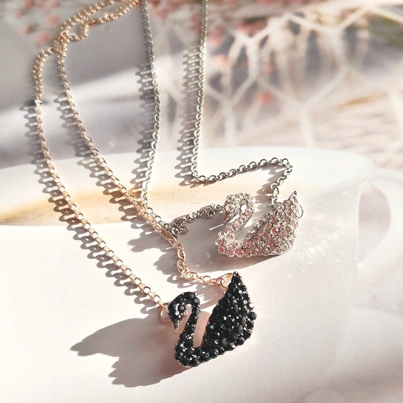 Dây chuyền Thiên Nga Swarovski Sáng Đẹp Phù Hợp Dự Tiệc Cho Nữ