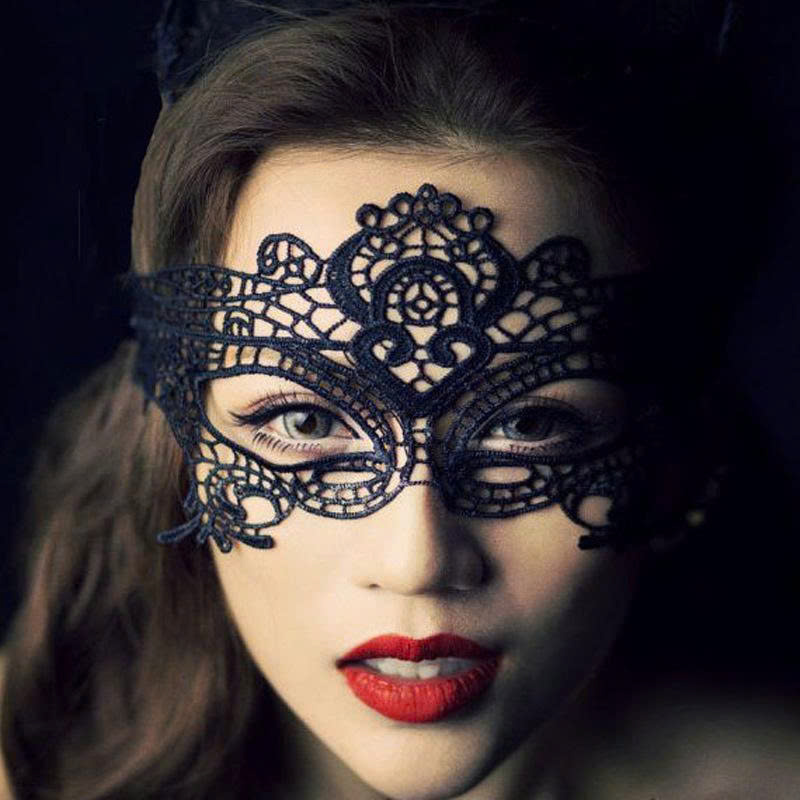 Mặt Nạ Ren Đen Dạ Hội Quyến Rũ Mặt Nạ Hóa Trang Cosplay, Dự Tiệc Masquerade, Halloween Phong Cách Cổ Điển