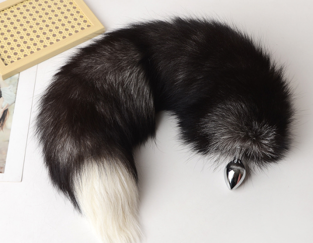 Đuôi cáo xù cao cấp nhiều màu có sẵn đầu đút với nhiều kích thước