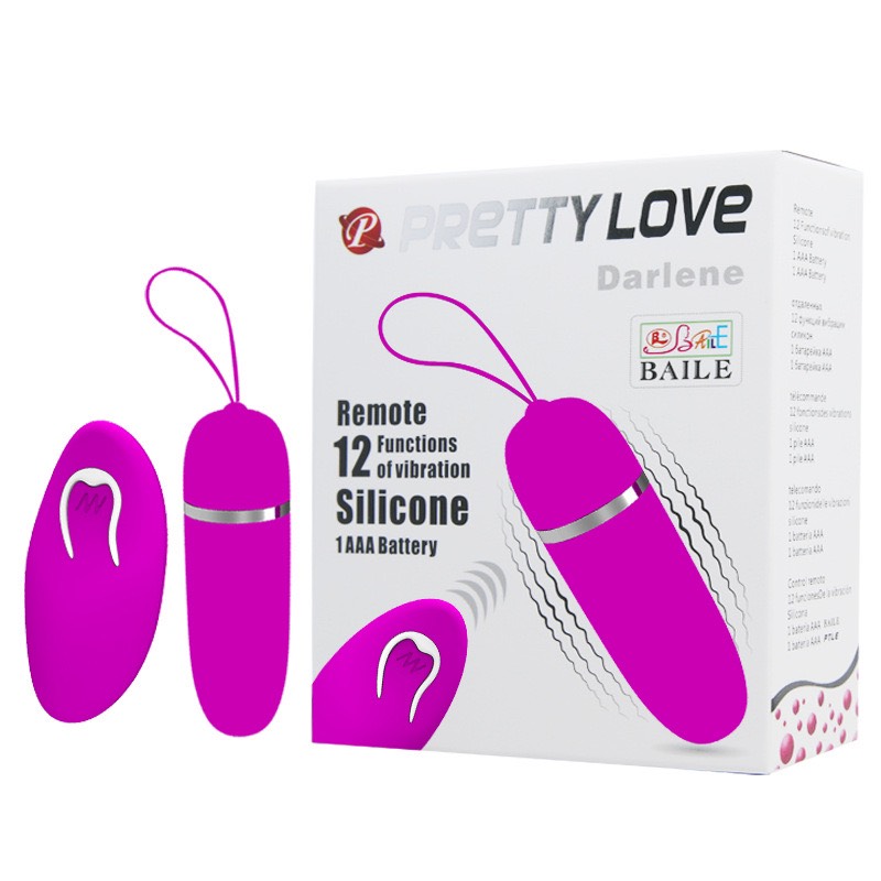 [TẶNG GEL]  TRỨNG RUNG PRETTYLOVE DARLENE ĐIỀU KHIỂN TỪ XA