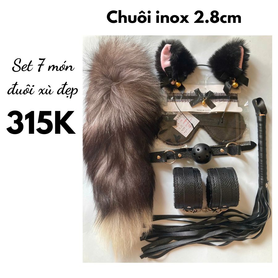 Combo Cosplay Đuôi Cáo Xù 7 Món – Phiên bản đẳng cấp cho nàng cá tính