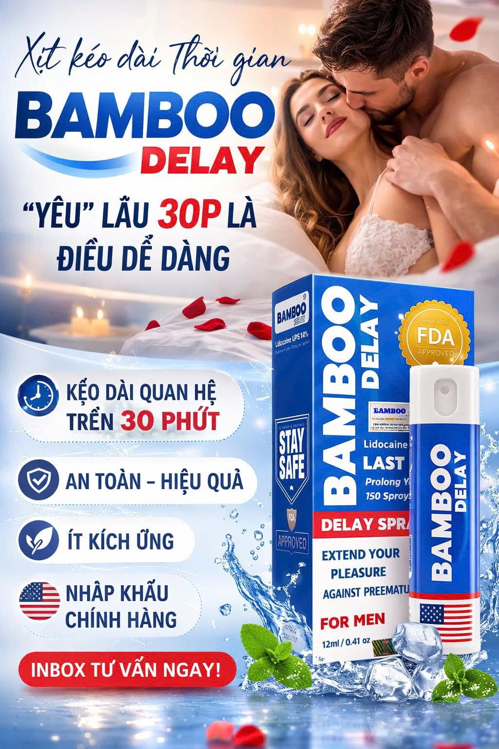 XỊT KÉO DÀI DYNAMO USA 22ML (LOẠI 1)